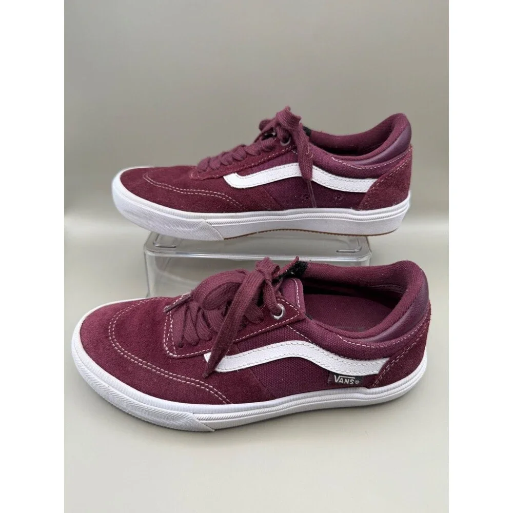 Vans Gilbert Crockett Pro Youth Mens Size 4 Burgundy Suede Skate Sneakers